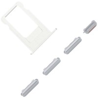 Iphone 6S Sim card tray & Side buttons Silver obrázek produktu